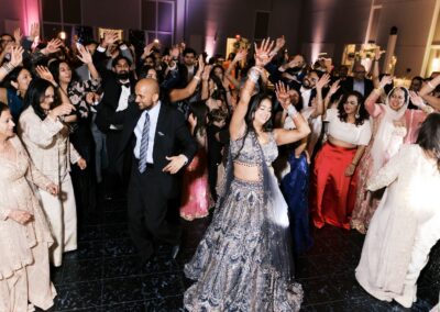 Olathe Conference Center dance floor filled with party guests dancing