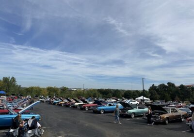 Olathe Conference Center parking lot car event